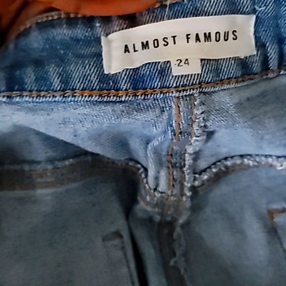 Almost Famous plus size Size 24 ripped style flare denim jeans with bottom flare - Picture 9 of 9